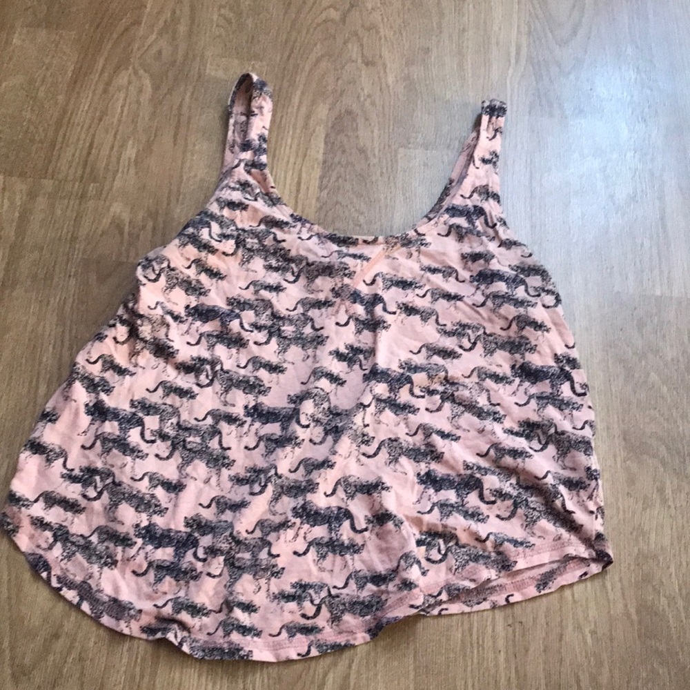 BDG crop pattern Tank top